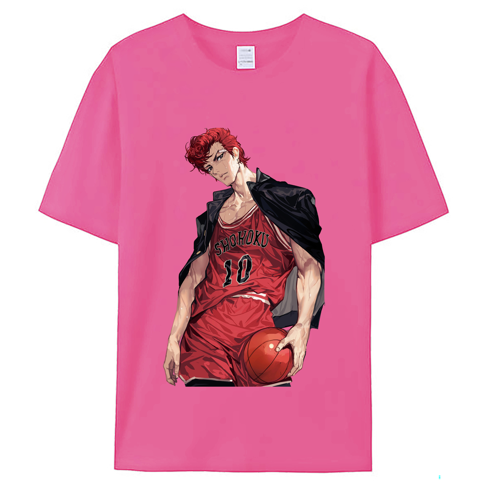 （画像用） SLAM DUNK／スラムダンク レディースカジュアルプリントTシャツ（綿100％）